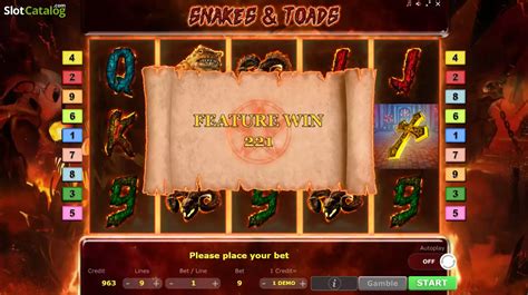 Slot Snakes Toads